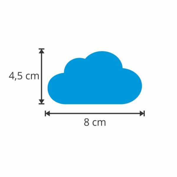 Adesivo Parede Quarto Infantil Nuvem Menino ou Menina - Image 2